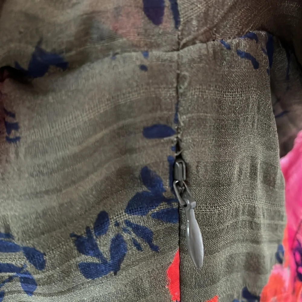 Tanya Taylor Silk Floral Rhett Dress, Size 4 - Picture 6 of 8